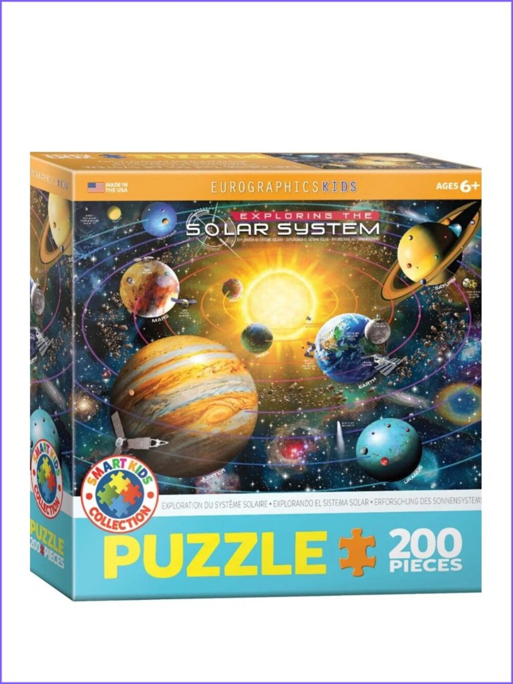 Eurographics 200pcs Puzzle-- Exploring The Solar System New In Box
